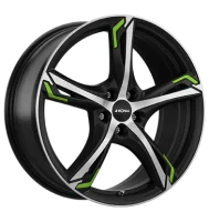 Ronal R62 Green 8,5x20 ET40 5x112 76...