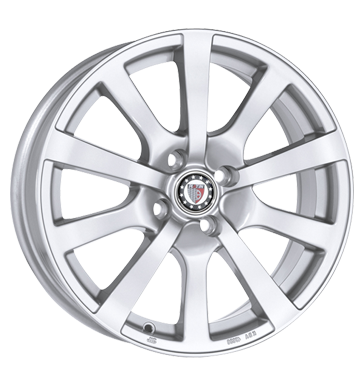 Platin P58 7x16 ET35 4x100 63,4 silver