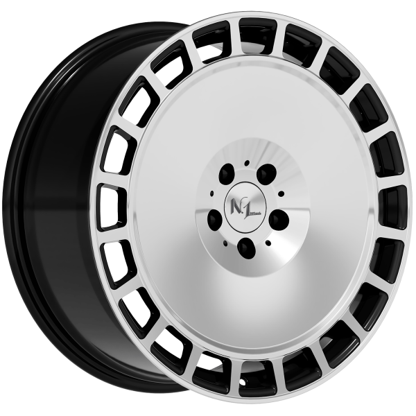 MONOBLOCK PL1 Concave 9,0x20 5x112 ET47 Highgloss Black Polished Surface
