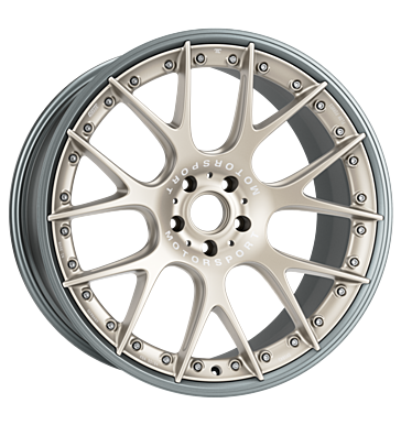 BBS CH-RII Unlimited K1 9x20 ET39 5x120 77 weißgold seidenmatt / titan seidenmatt