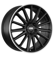 CMS C23 9x18 ET52,5 5x112 66,5 diamond rim black