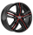 Ronal R57 MCR 7,5x19 ET55 5x112 66,5 jetblack-red spoke