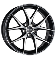 Platin P94 8x19 ET30 5x112 72,5 schwarz poliert