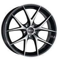 Platin P94 8x19 ET30 5x112 72,5 schwarz poliert