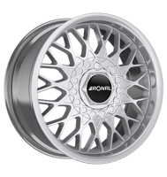 Ronal LS 7,5x15 ET25 4x100 57 silber-hornkopiert