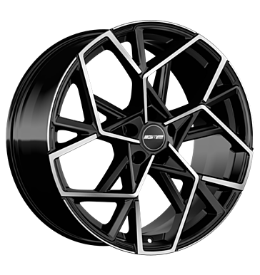 GMP Cartesio 7,5x18 ET45 5x108 73,1 black diamond