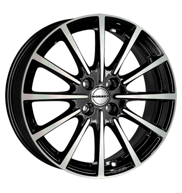 Borbet BL4 6,5x15 ET45 4x100 64 black polished