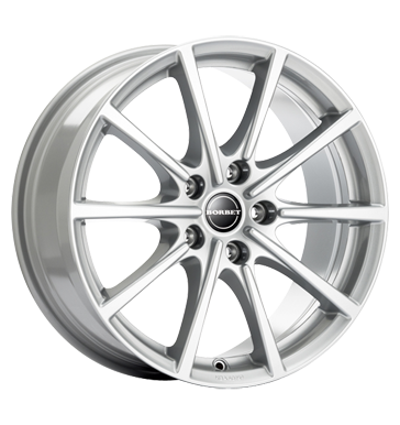 Borbet BL5 8x18 ET35 5x100 64 brillant silver