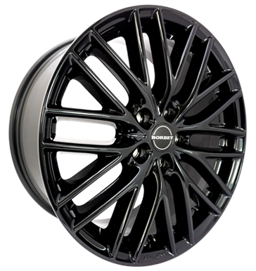 Borbet BS5 7,5x17 ET50 5x112 72,5 black glossy