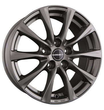 Borbet RE 7x16 ET48 5x112 66,6 metal grey