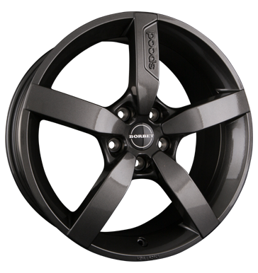 Borbet T1 7x17 ET48 5x114,3 72,5 anthrazit glossy