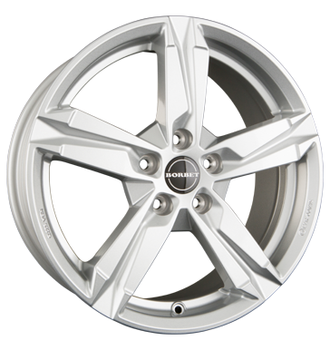 Borbet T10 6x15 ET39 4x100 56,6 crystal silver