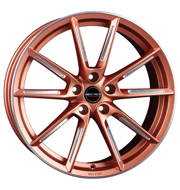 Borbet LX 8x19 ET44 5x112 57,1 copper matt spoke rim polished