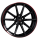 Borbet LX 8,5x20 ET45 5x112 57,1 black glossy rim red