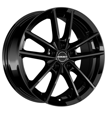 Borbet W 8x20 ET35 5x112 66,6 black glossy