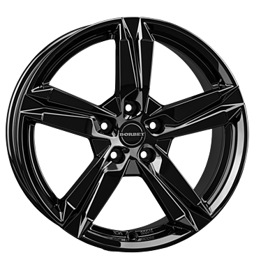 Borbet T10 8x18 ET48 5x112 72,5 black glossy