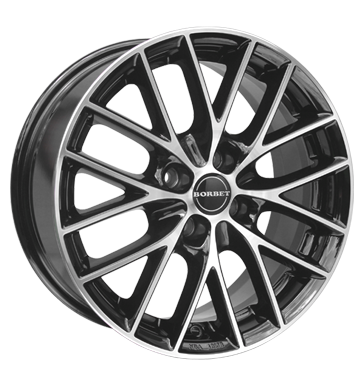 Borbet BS4 7x16 ET35 4x100 64,1 black polished