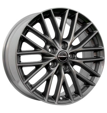 Borbet BS5 7x16 ET38 5x100 64,1 metal grey