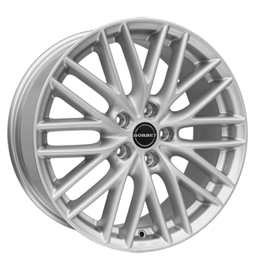 Borbet BS5 7,5x17 ET38 5x105 56,6 brillant silver
