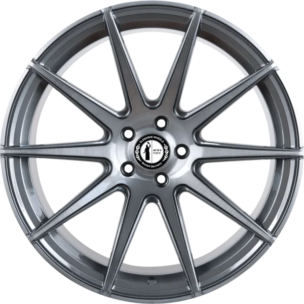 E 1 FF Deep Concave 10,5x20 5x112 ET5 Titanium brushed