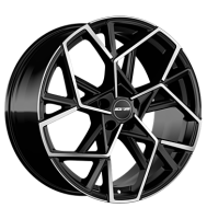 GMP Cartesio 8x19 ET43 5x112 66,5 black diamond