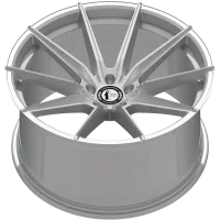 E1 FL Heavy Deep Concave 10,0x20 5x112 ET20 Hyper Silver Polished Surface
