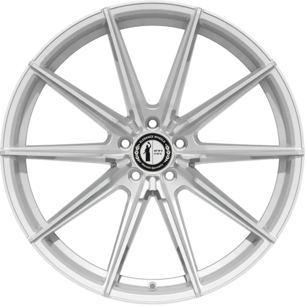 E1 FL Heavy Deep Concave 10,0x20 5x112 ET10 Hyper Silver Polished Surface