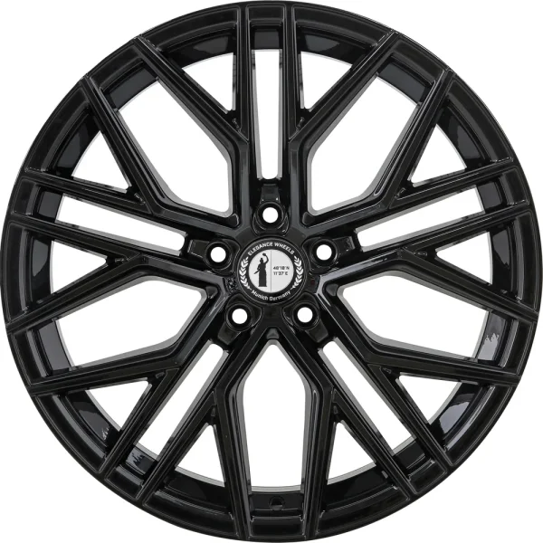 E 2 FF Deep Concave 9,5x19 5x112 ET35 Highgloss Black
