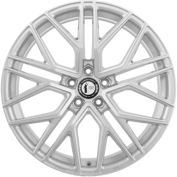 E 2 FF Deep Concave 9,5x19 5x112 ET35 Hyper Silber