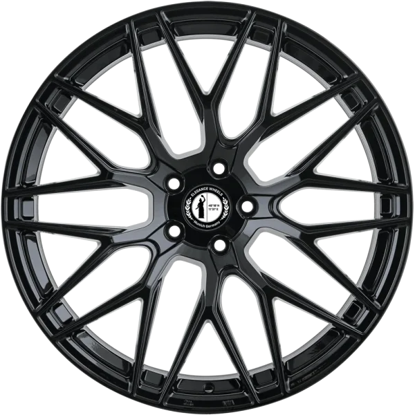 E 3 FF Deep Concave 9,5x19 5x112 ET30 Highgloss Black