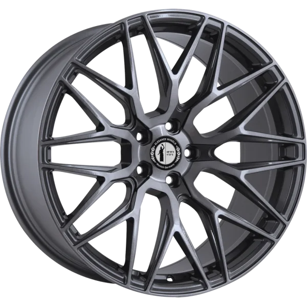 E 3 FF Deep Concave 10,5x21 5x112 ET35 Titanium brushed