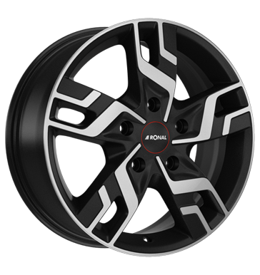 Ronal R64 7x17 ET60 5x130 78,1 jetblack-matt-frontkopiert