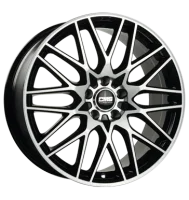CMS C25 8,5x20 ET20 5x112 66,5 diamond black gloss