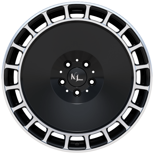 MONOBLOCK PL1 Concave 9,0x20 5x120 ET42 Highgloss Black Polished Elements