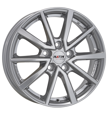 Platin P95 7x17 ET45 5x112 57,1 metall silber