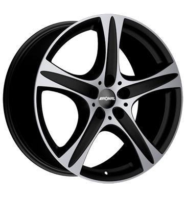 Ronal R55 SUV 9,5x20 ET20 5x112 66,5 mattschwarz-frontkopiert