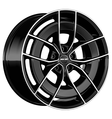 GMP Energia 8,5x21 ET35 5x112 66,6 black diamond