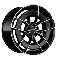 GMP Energia 9,5x21 ET35 5x112 66,6 black diamond