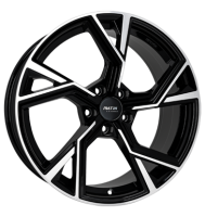 Platin P100 8x18 ET40 5x112 66,6 black polished