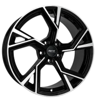 Platin P100 8,5x19 ET30 5x112 66,5 black polished