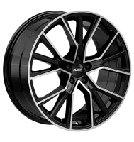 Platin P102 8x18 ET40 5x112 66,6 black polished