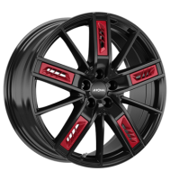 Ronal R67 Red Right 8,5x20 ET30 5x112 76 jetblack