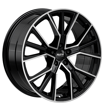 Platin P102 8,5x19 ET40 5x112 66,5 black polished