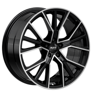 Platin P102 8,5x19 ET40 5x112 66,5 black polished