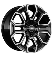 CMS C35 7,5x17 ET55 6x139,7 93,1 diamond black gloss
