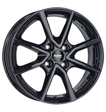 Platin P95 6,5x16 ET37 4x100 60,1 diamant-schwarz