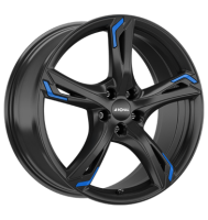 Ronal R62 Blue 8,5x20 ET30 5x112 76 jetblack blue
