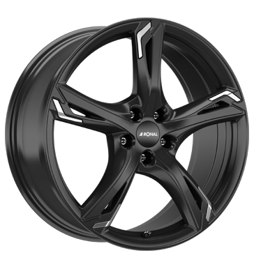 Ronal R62 Chrome 7,5x18 ET35 5x112 76 jetblack chrome