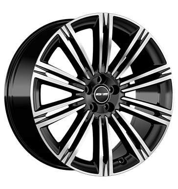 GMP Experience 9,5x22 ET42,5 5x120 72,6 black diamond
