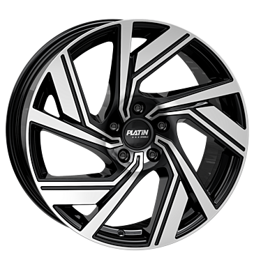 Platin P114 8x18 ET43 5x108 73,1 black polished